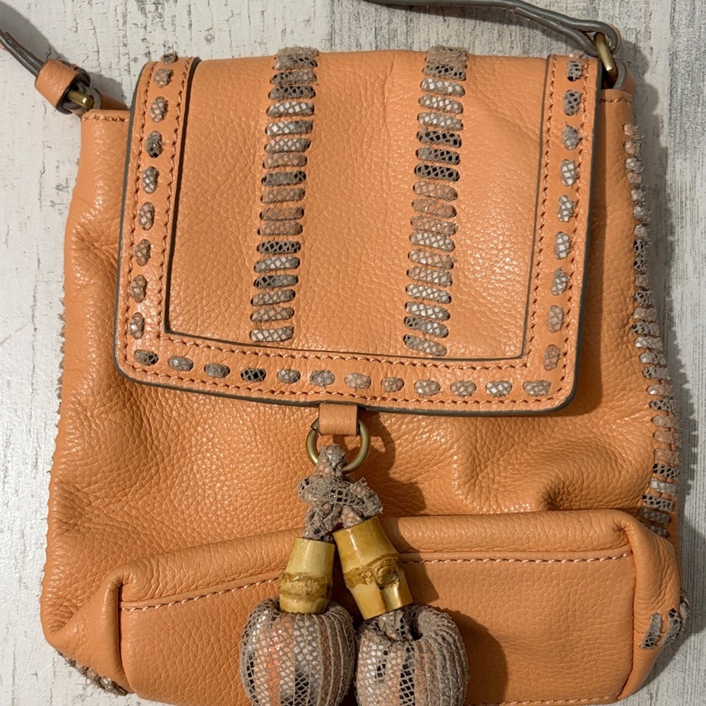 Foley + Corinna Sarabi Leather Bag - Candied Peach - Picture 5 of 12